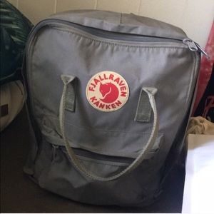Large grey back pack. Roomy